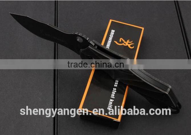 OEM Browning B49 outdoor multifunctional camping hunting survival folding blade knife/knives