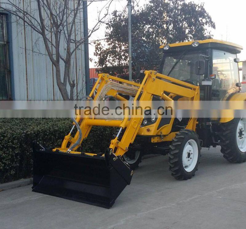 front end loader tractor powered by farm tractor
