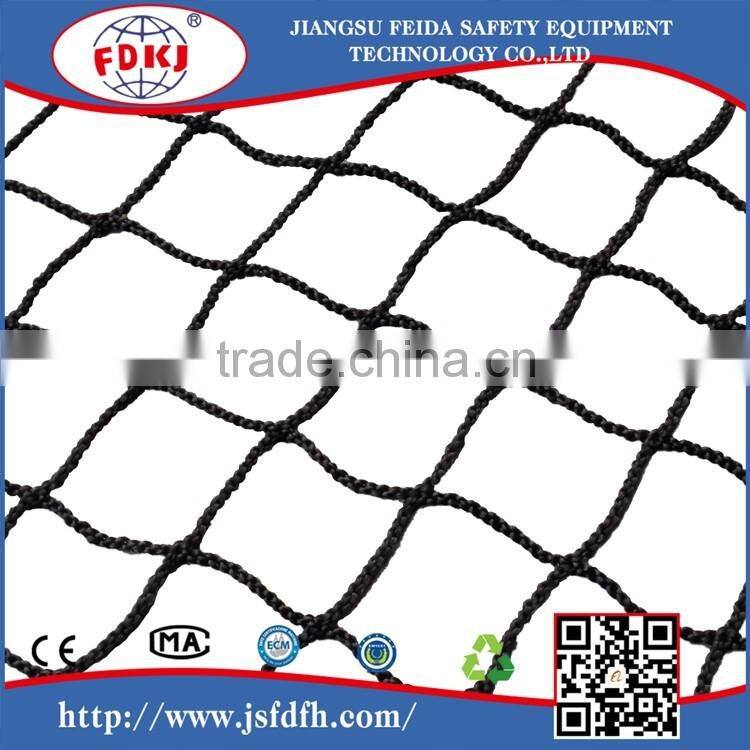 wholesale black nylon polyester rope safety net