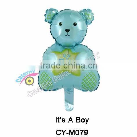 2016New design Baby shower foot shaped foil balloon inflatable helium balloon for party decoration