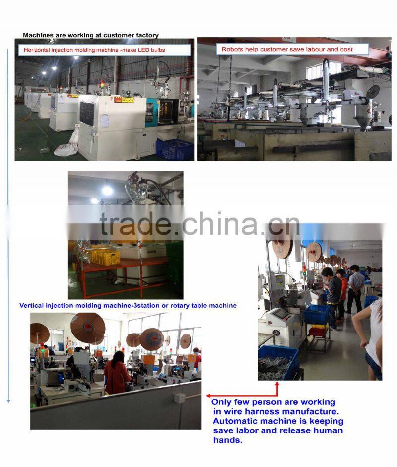 automatic crimping machine -Special cable in hot stripping