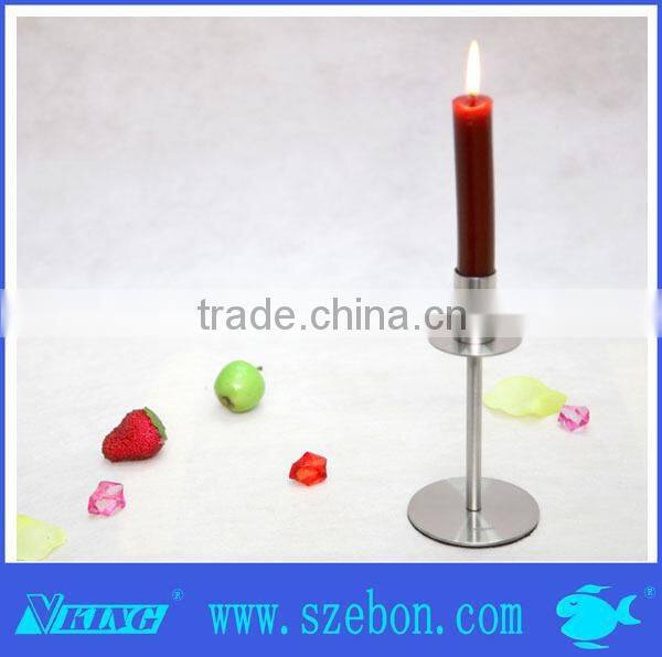 High quality long-stemmed stainless steel candle holder tealight candle holder