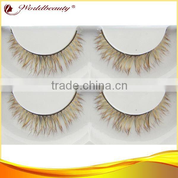 100% natural fox fur wholesale customized private label false eyelashes