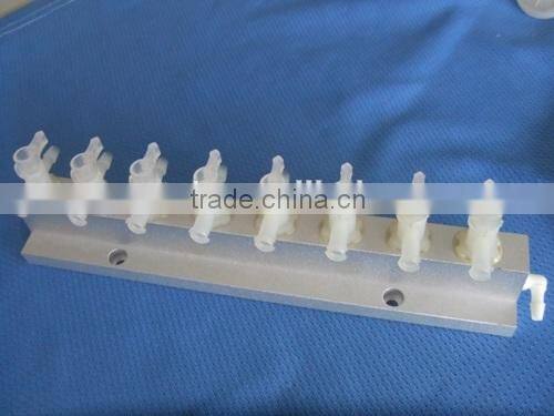 3 Ways Connector Metal Valve For Printer Cleaning Valve(4/6/8/12/16 Channels)