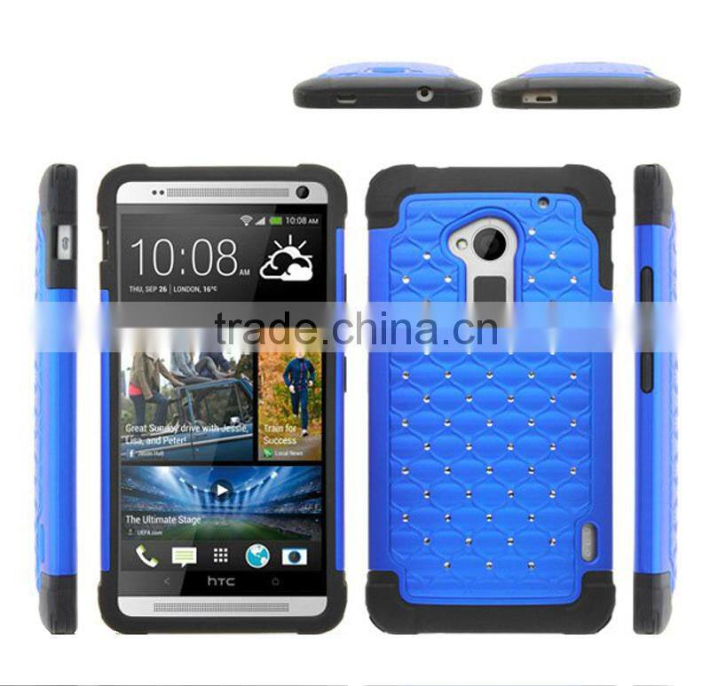2015 New splendid Luxury Deluxe crystal Case for HTC One Max T6