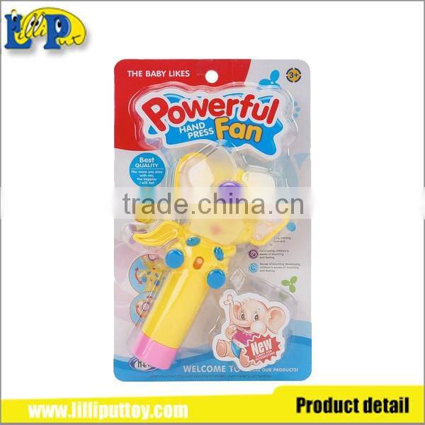 Summer toy powerful elephone pressure fan toy