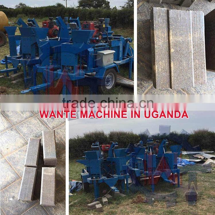 WANTE BRAND DOUBLE-M7MI BLOCK MAKING MACHINE FOR UGANDA CUSTOMERS
