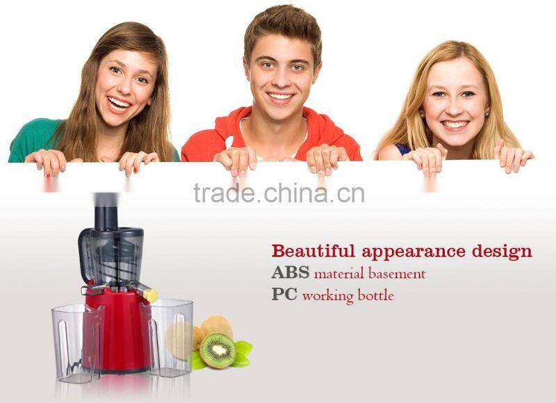 2015 home appliance safety interlock red stand slow juicer