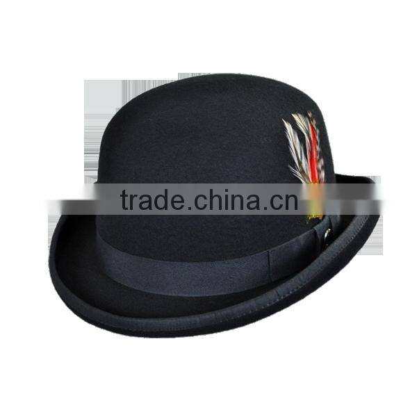 Wool felt bowler hats