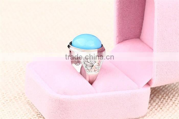 1 dollar shop women jewelry zinc alloy red blue green stone finger ring