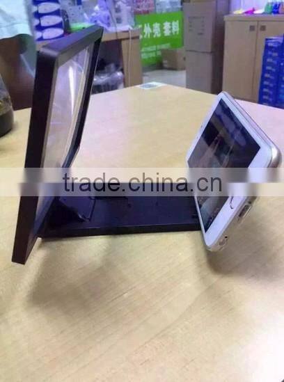 Foldable mobile phone LCD LED screen magnifier bracket,mobile phone screen magnifier Enlarge stand Cellphone Magnifier