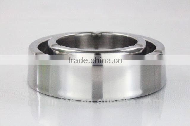 Double-wall Mirror Polished stainless steel cigarette accessory/ashtray/tobacco jar