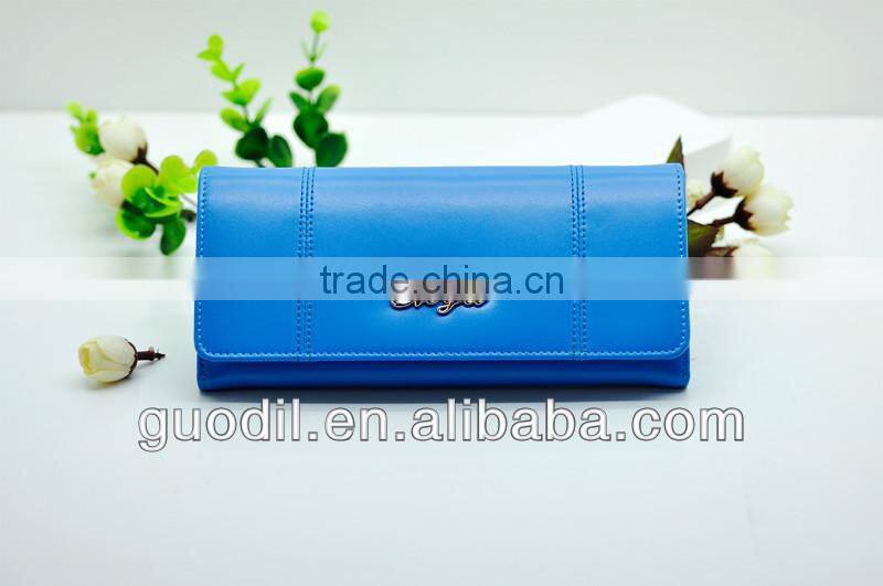 2014 new designer genuine leather wallet wholesale in china