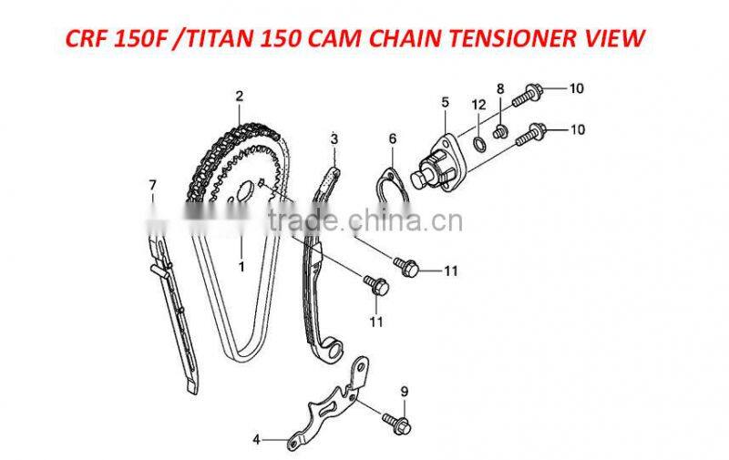 Motorcycle engine parts KWKF timing gear