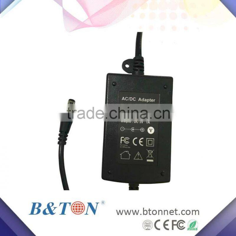 5V1A double cable US DC Power adapter
