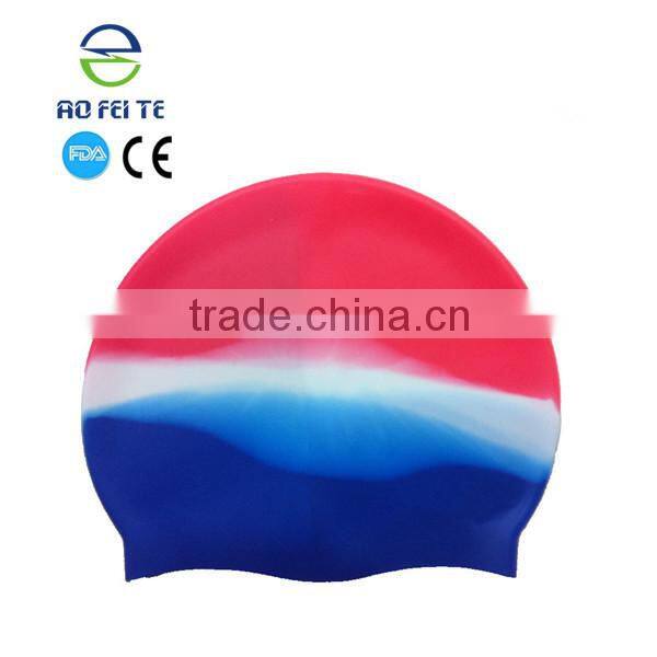 China Wholesale Protective Cap Silicone Swimming Caps For Long Hair Make A Swim Cap