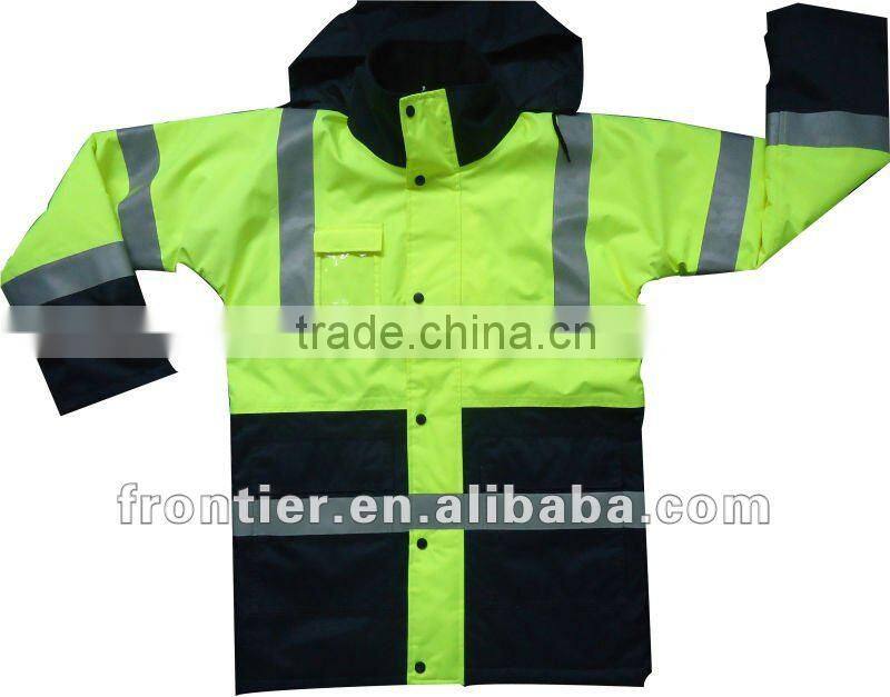 Hi Vis reflective safety jacket
