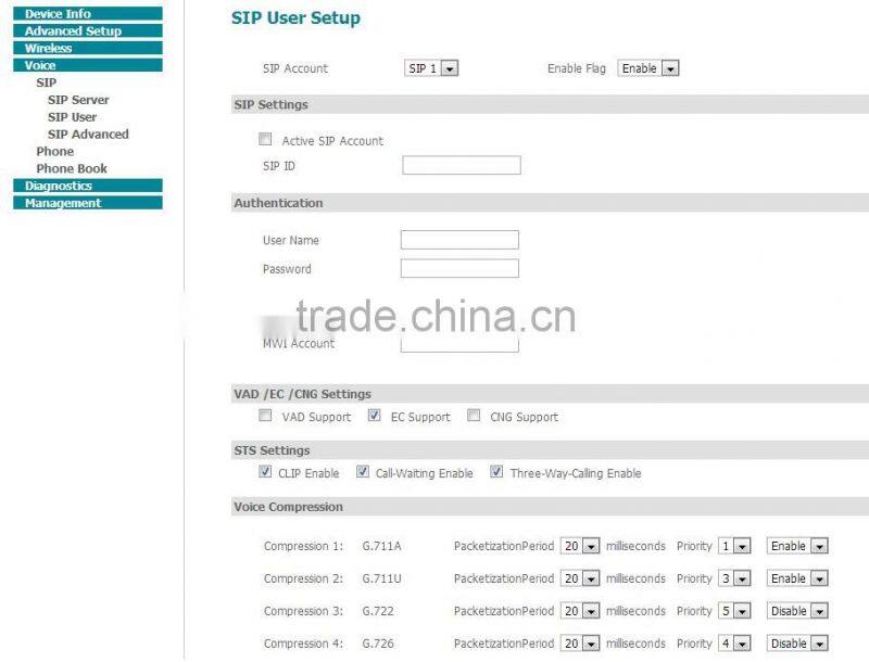 Unlocked HuaWei HG556 Home gateway