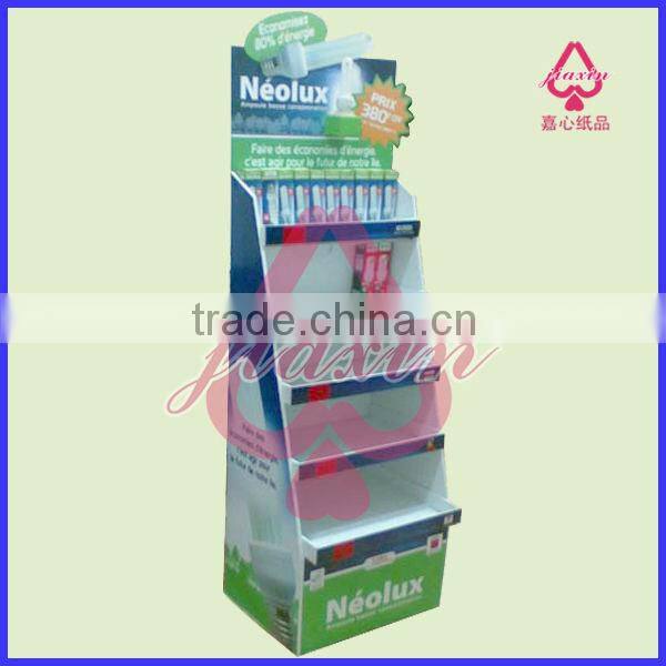 cardboard display stand corrugated paper display stand for cup and plate