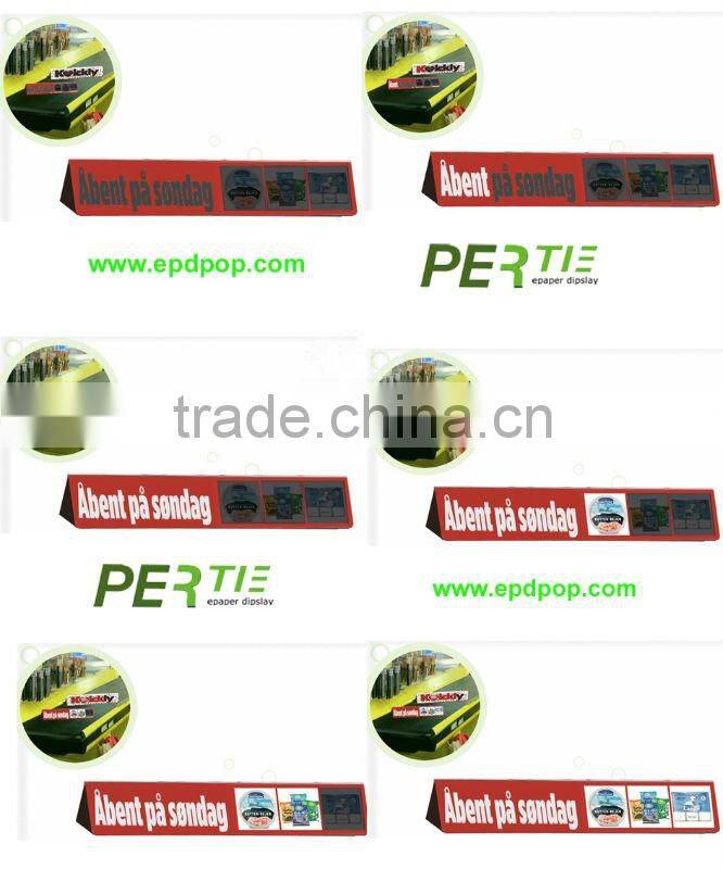 promotional cards advertising display stand -pop standee or billboard epd display digital price tags