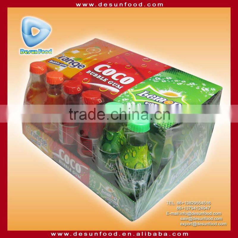 Mix Orange/COCO/Lemon flavor chewing gum Chinese bubble gum