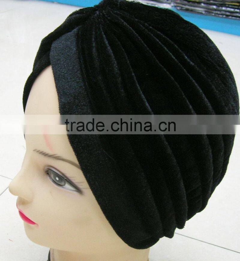 velvet Turban Head Wrap Band headband Hat Cap Bandanan
