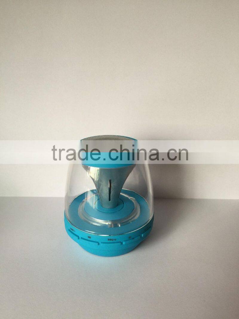 2016 new products in china magic lamp pusle led light portable colorful wireless speaker bluetooth for iphone 6