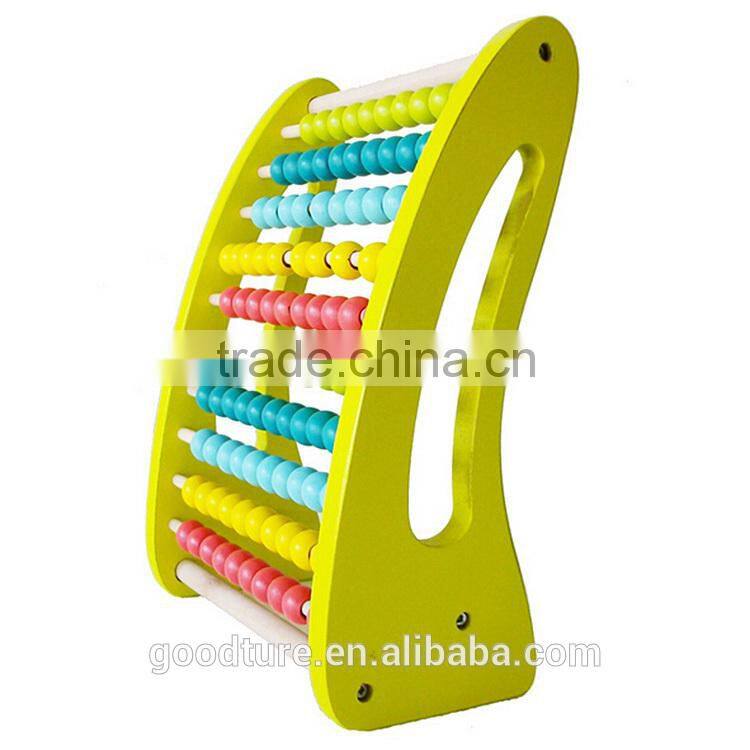 Wooden Abacus 10 Racks Beads Rack Colorful Beads