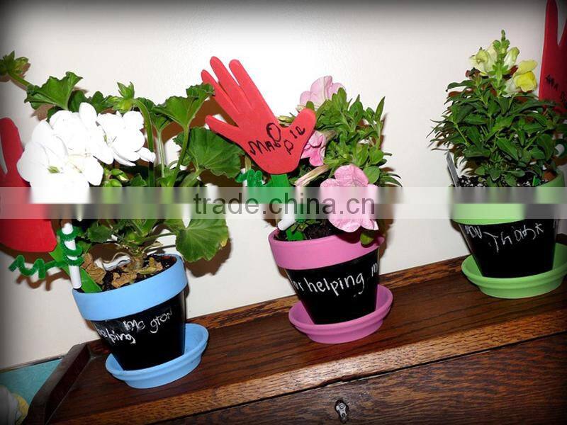 DIY OUTDOOR PAINT CLAY POTS
