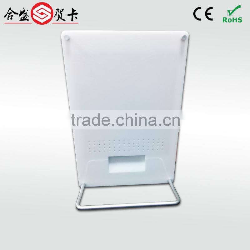 high-end and creative 7"lcd brochure display stand ,acrylic lcd video diplay,stand acrylic lcd display