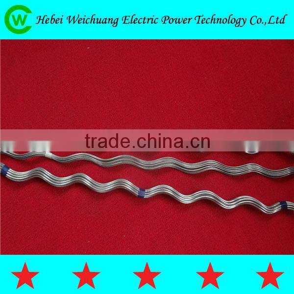High quality preformed armour rod / helical rod electric power fitting line hardware