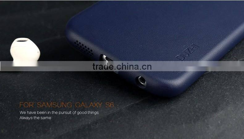 High Quality Luxury protective case for Samsung S6 Leather Case