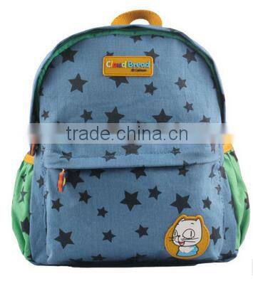 Breathable amd Bright Cotton Material Durable Girls and Boys School Bag