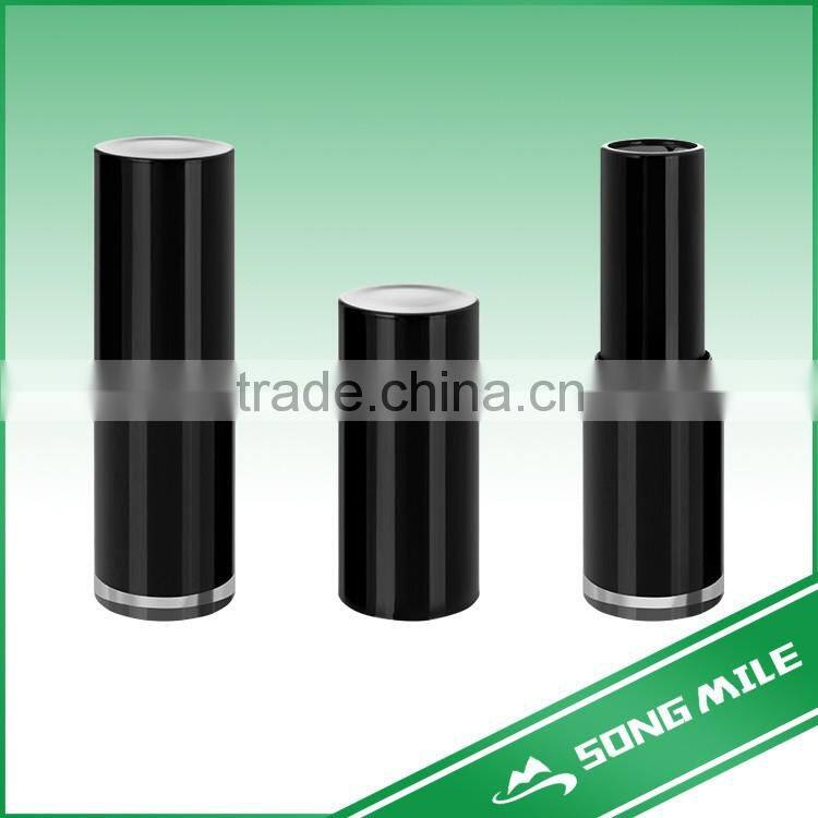 Black color luxury design empty cosmetic lipstick tubes