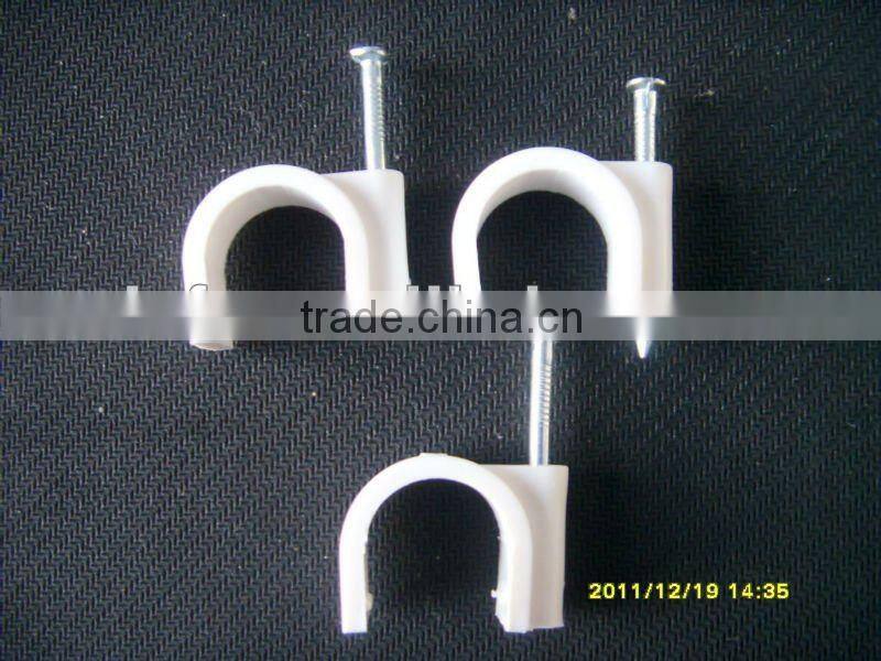 Coaxial cable nail clips Cable Clip