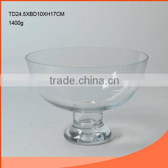 Elegant transparent glass Cake cover with handle wholesale