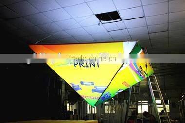 Printed Aluminium event trade show ceiling banner,hanging banner