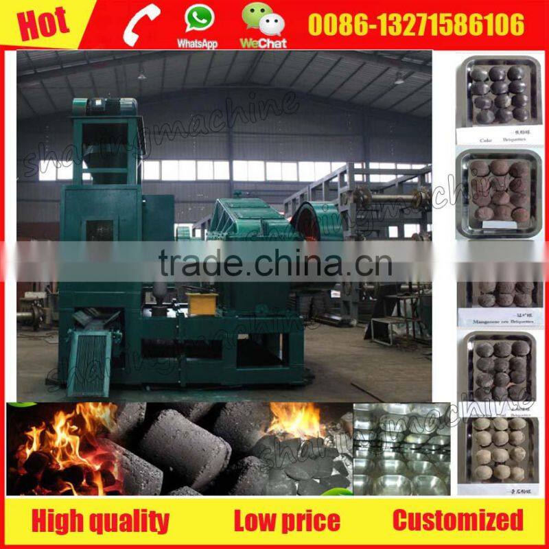 International quality coke powder briquette press machine for export sale