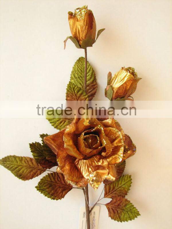 2011 NEW Artificial Flowers Artificial Fruits 23" Artificial Rose Spray