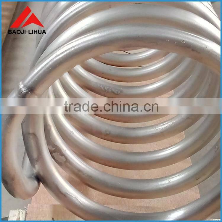titanium heat exchanger water cooling coil for sea water