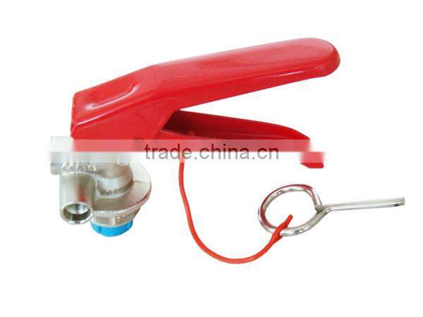 fire valve ( red handle)