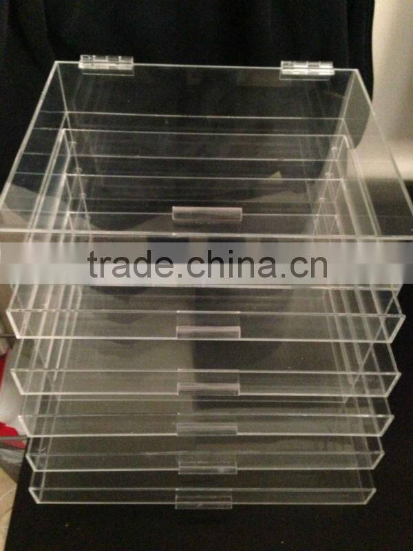Customizing ACRYLIC MAKEUP ORGANIZER W/DRAWERS CLEAR CUBE W/A GIFT