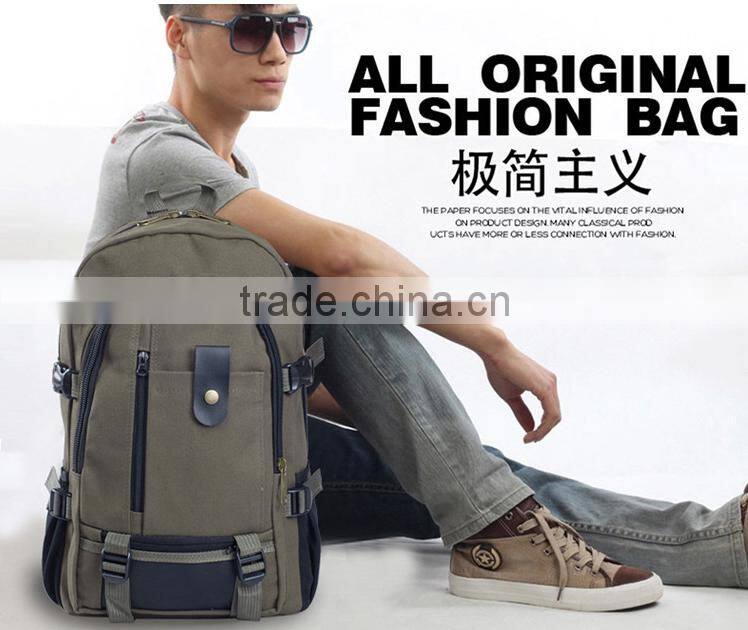 Best selling travel backpack bag canvas wholesale backpack