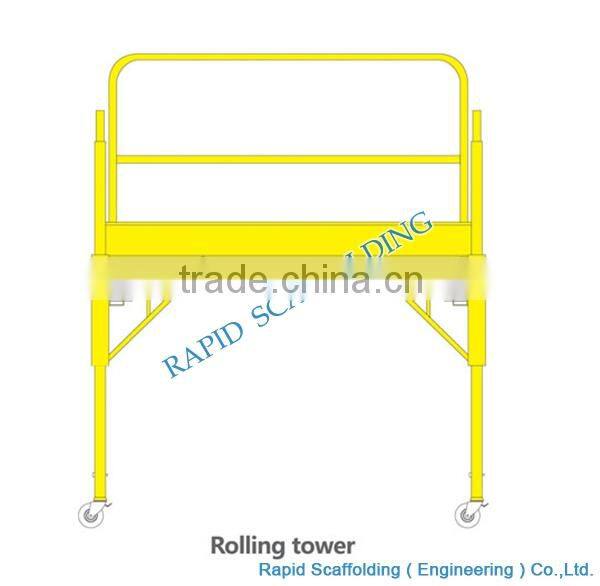 Scaffolding rolling tower