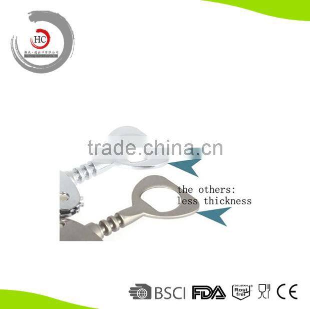 2015 New Products Stainless Steel Wine Bottle Opener to Open Wine Bottle Opener Beautifully Packaged Wine Open