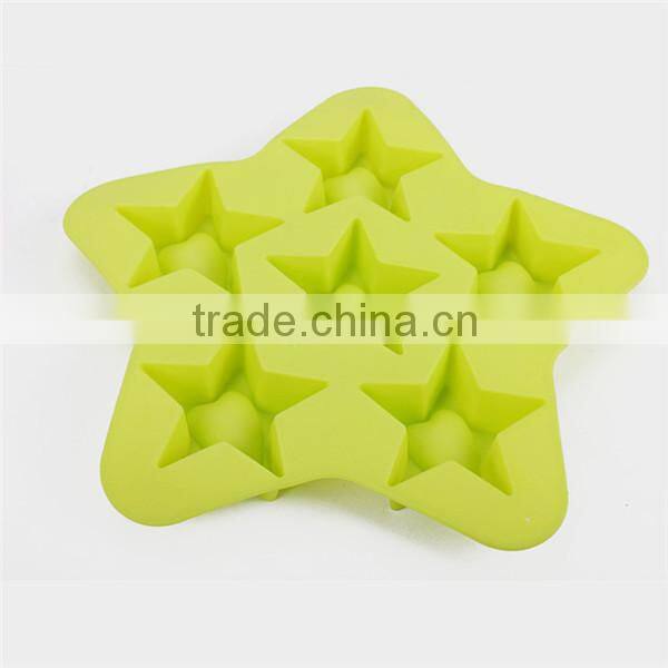 Flower shaped rose silicone soap mold