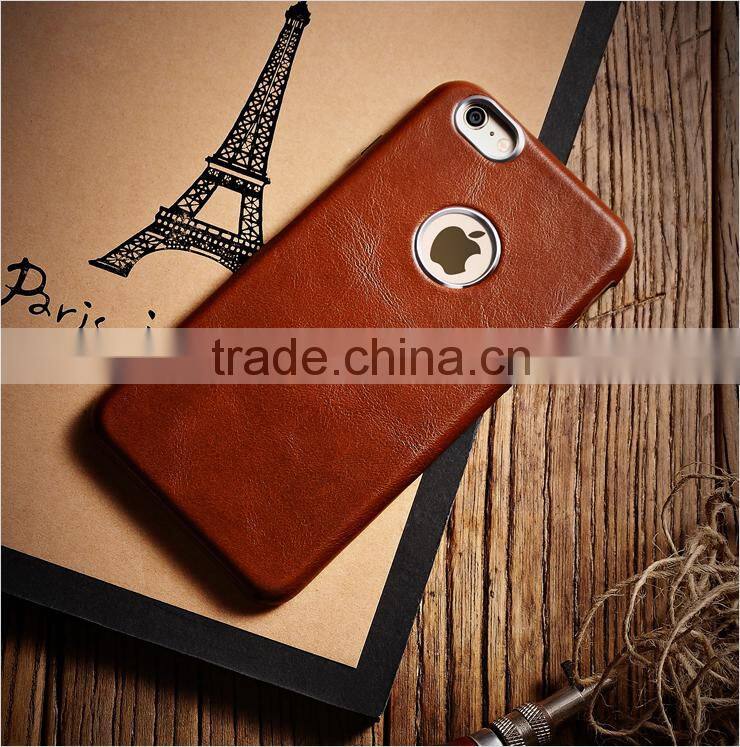 ICARER Luxury Genuine Leather Case For Apple iPhone 6 6S Plus Ultra Thin Mobile Phone Back Cover For iPhone6 4.7 5.5 Inch