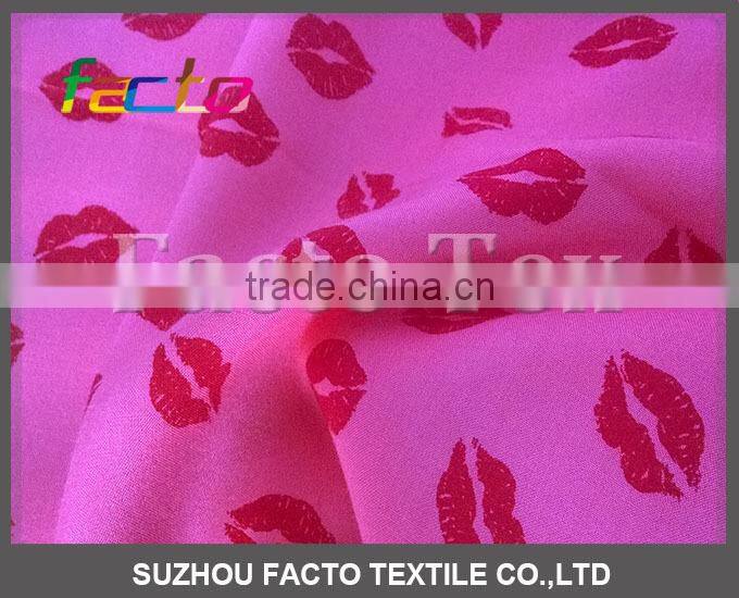 45S Rayon Print Fabric, 100%Rayon Spun