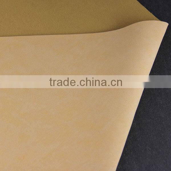 PU artificial fur fabric wholesale faux leather fabric raw leather for sale