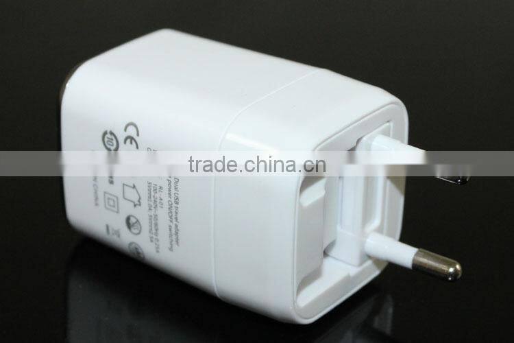 Dual USB EU Direct Travel Wall Charger